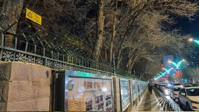 重點學(xué)校烏魯木齊68中周界安防，還得看廣拓！