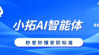 安防標(biāo)準(zhǔn)太多太復(fù)雜？小拓AI智能體：讓國標(biāo)、行標(biāo)、地標(biāo)秒查秒懂！